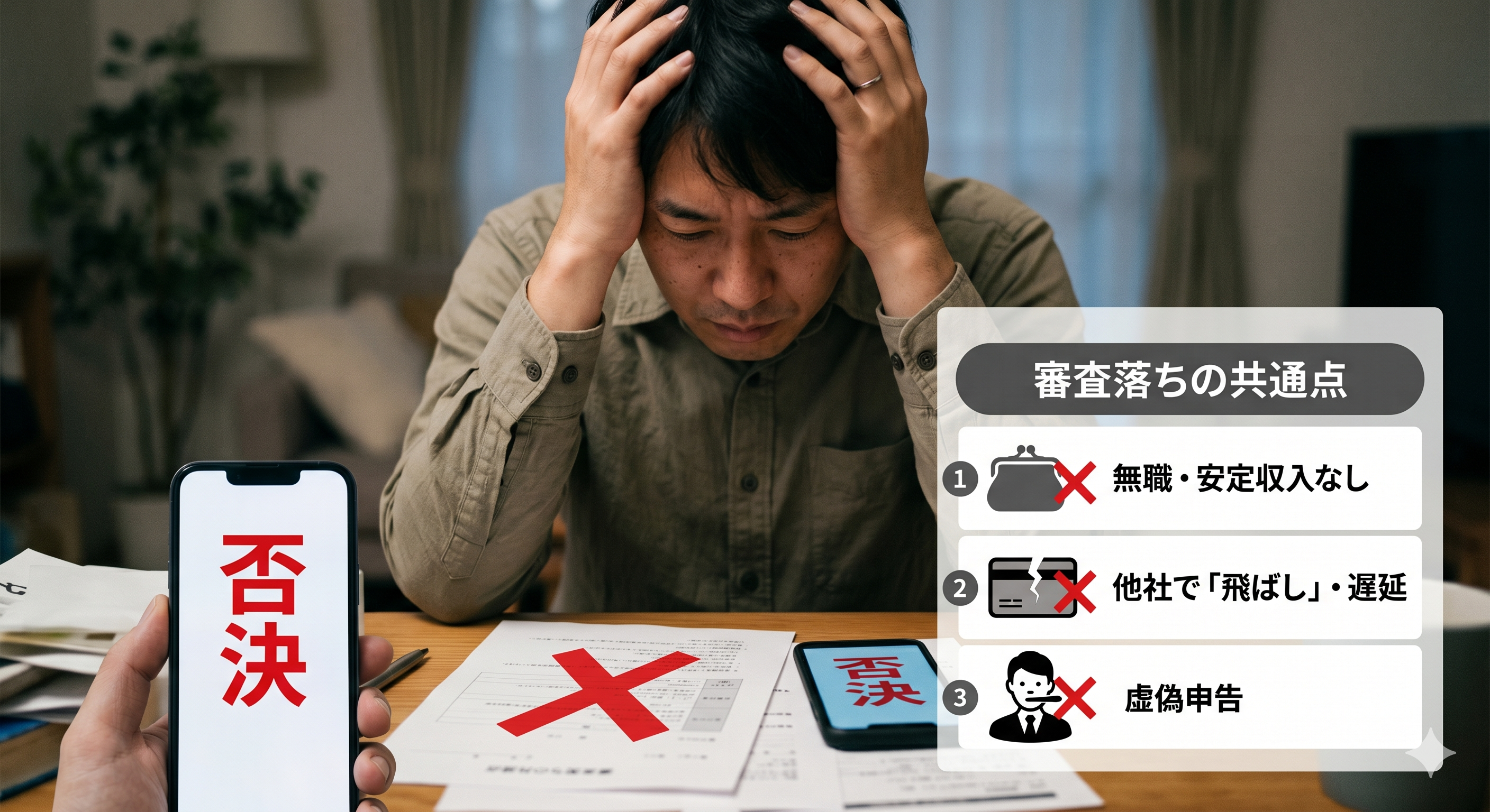 リフチケの審査に落ちる人の特徴と注意点
